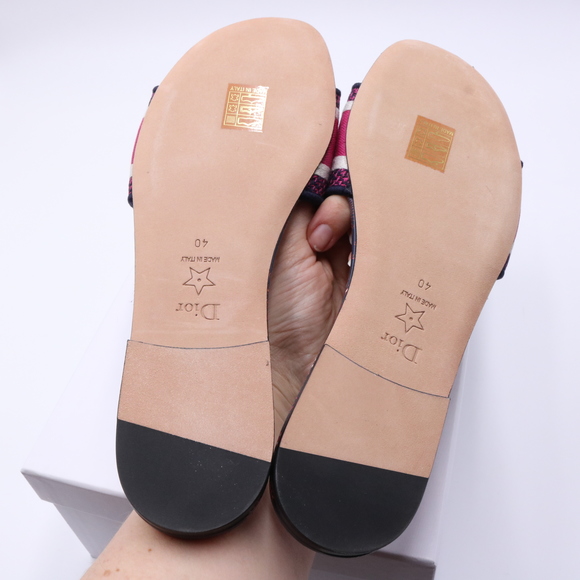 Christian Dior dway slide 40 Animals Leo August Tiger Pink Deep Blue C829 - Picture 3 of 13